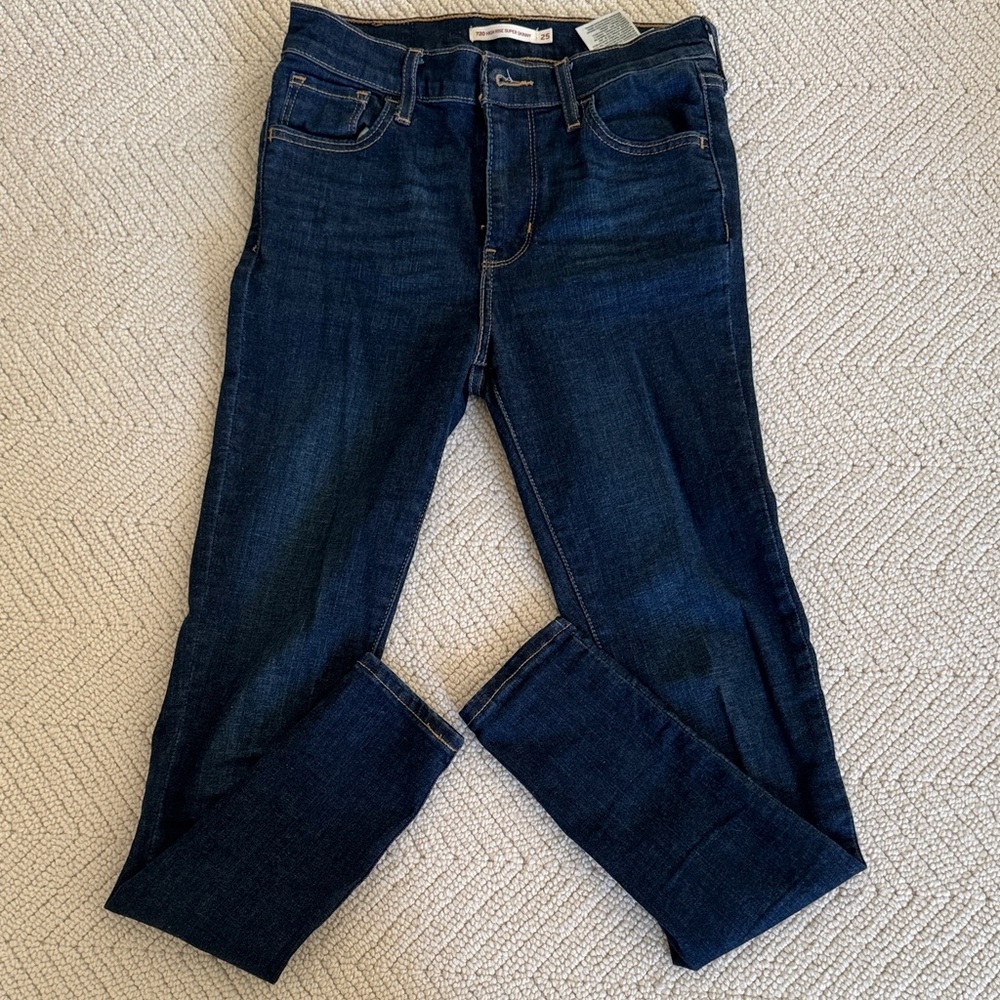 Levi’s Dark Blue Skinny Jeans with Stretch - Classic Slim Fit